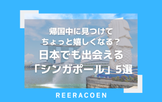 帰国中に見つけてちょっと嬉しくなる?日本でも出会える「シンガポール」5選