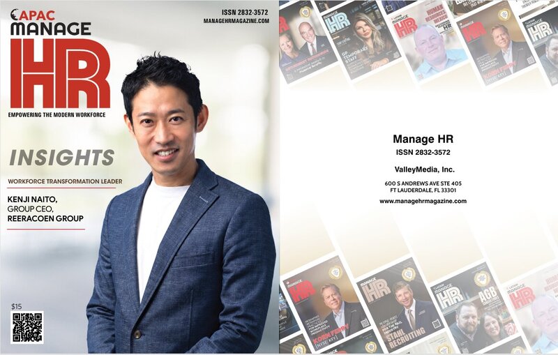 Kenji Naito, Group CEO, Reeracoen Group, featured in Manage HR Insights.